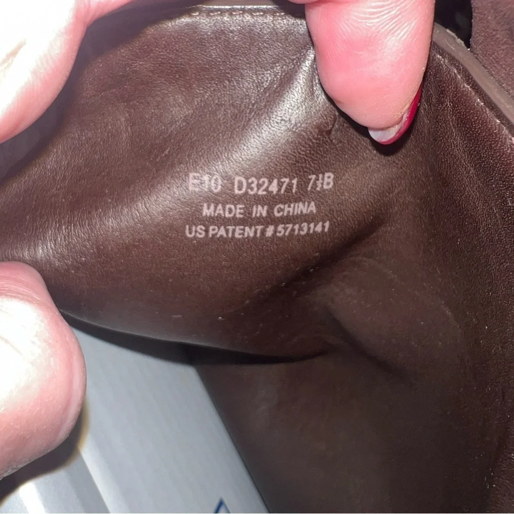 Cole Haan Dark Brown Tall Leather Riding Boots Preppy Country Womens 7.5